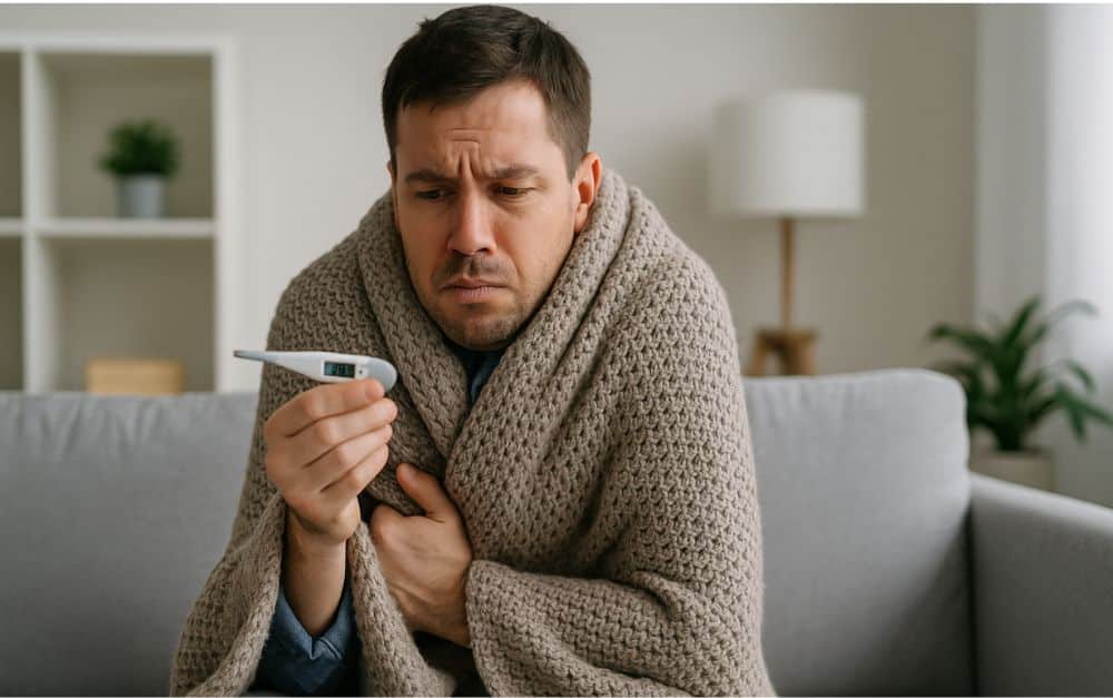 Fiebergefühl, aber Untertemperatur – Ursachen erklärt